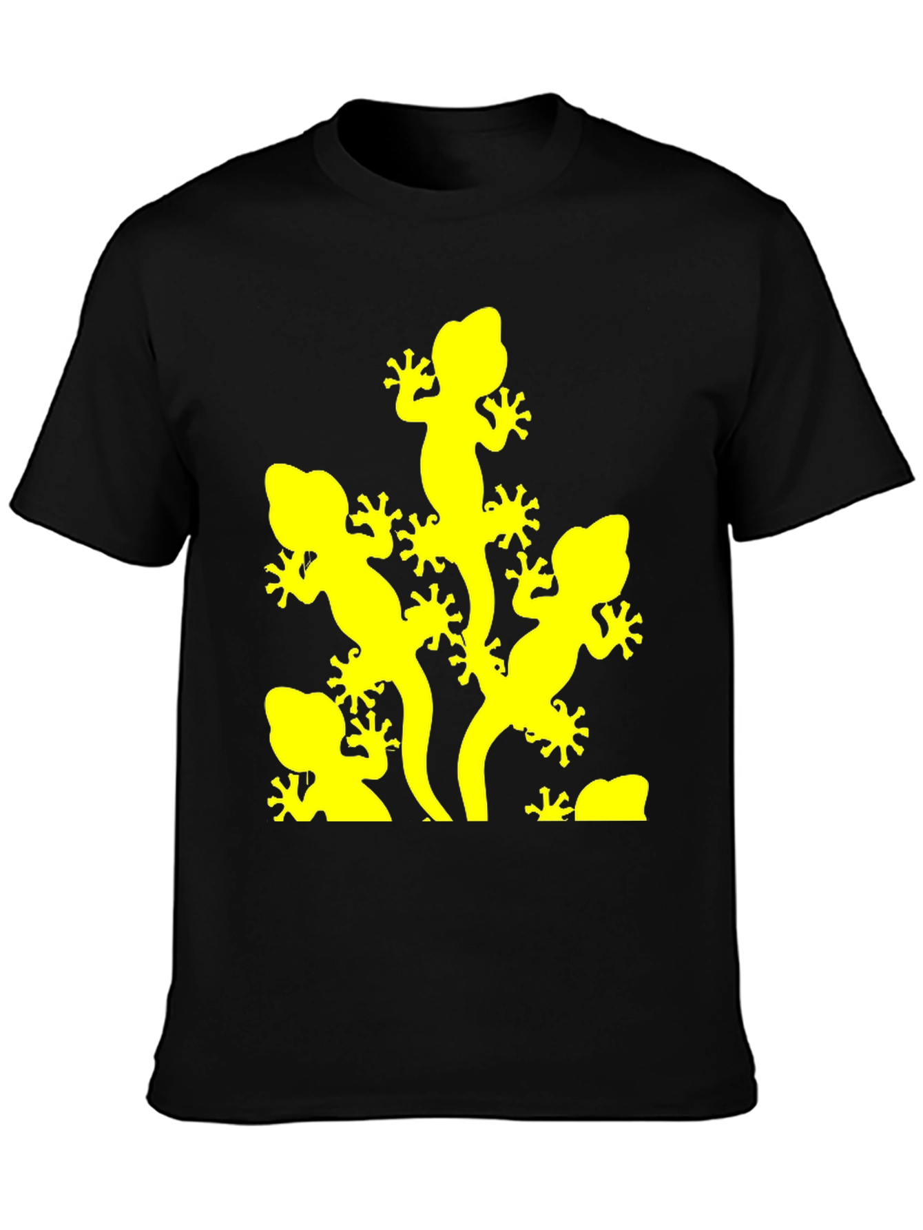 Lizard Graphic Tee - Black Short Sleeve