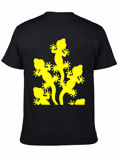 Lizard Graphic Tee - Black Short Sleeve