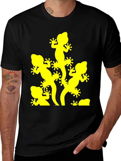 Lizard Graphic Tee - Black Short Sleeve