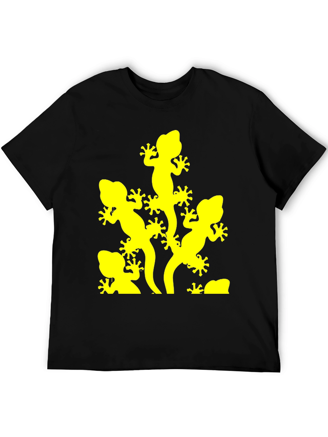 Lizard Graphic Tee - Black Short Sleeve