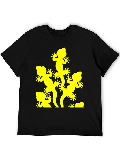 Lizard Graphic Tee - Black Short Sleeve