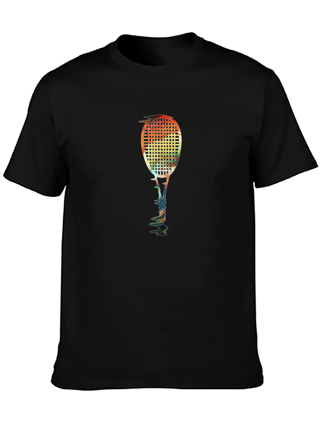 Abstract Tennis Racquet Graphic Tee