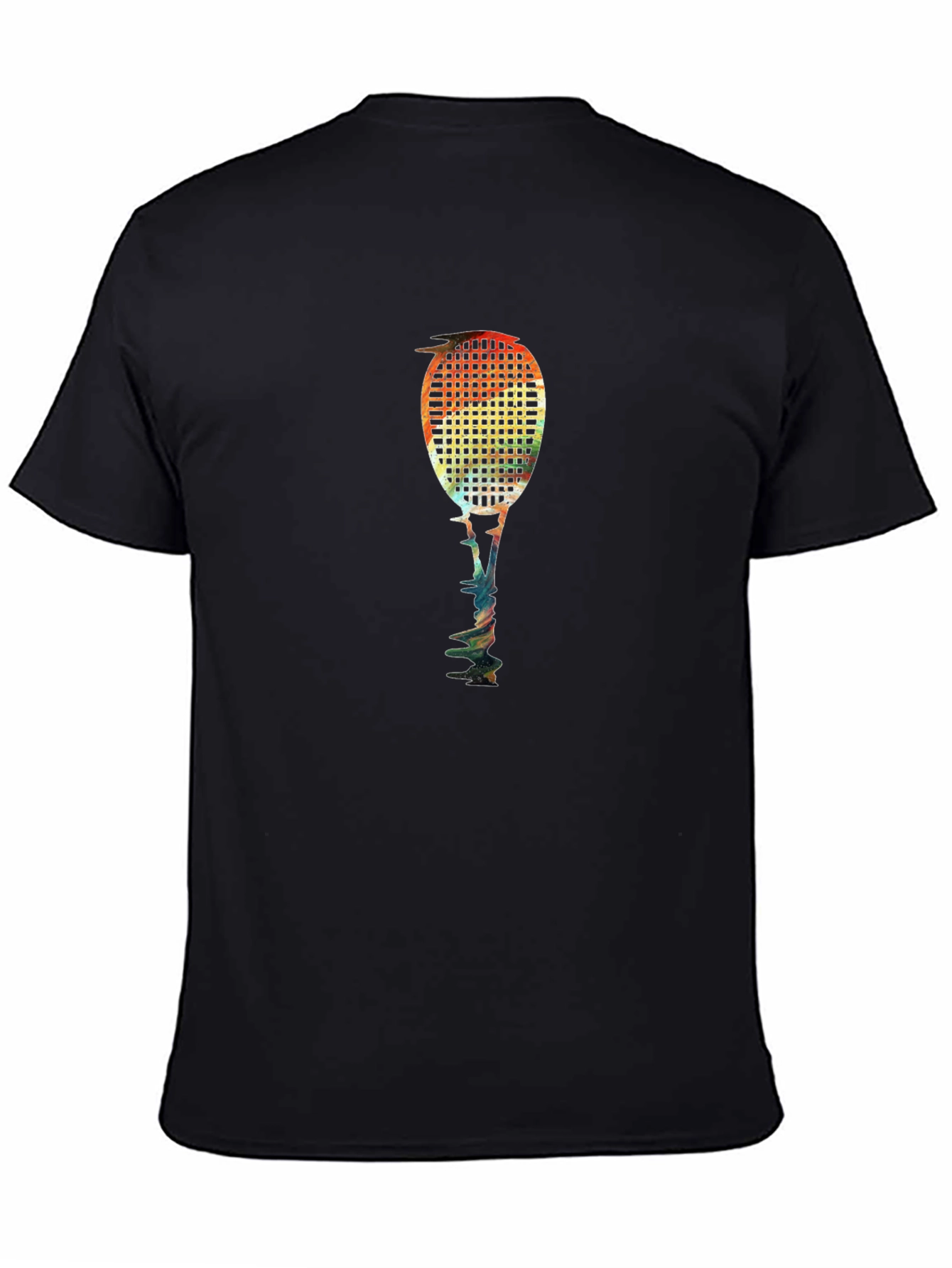 Abstract Tennis Racquet Graphic Tee