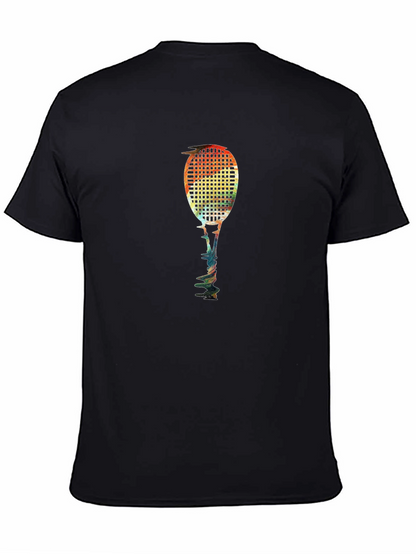 Abstract Tennis Racquet Graphic Tee