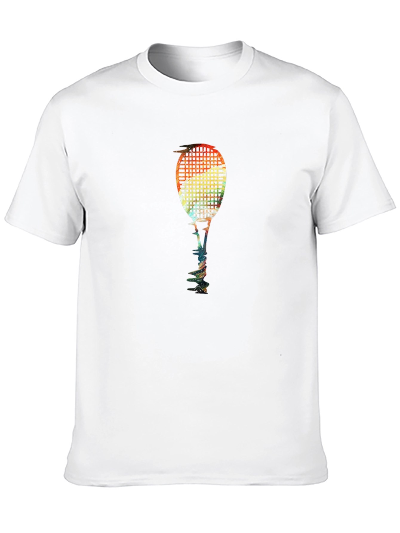 Abstract Tennis Racquet Graphic Tee