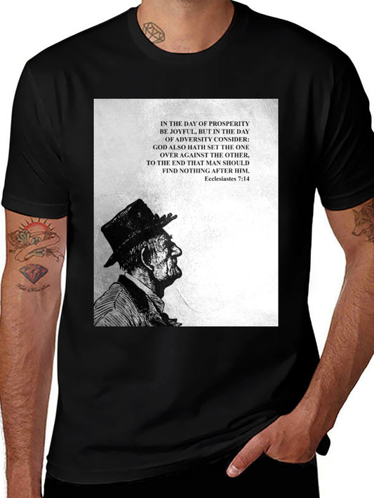 Ecclesiastes 7:14 Graphic Tee - Black