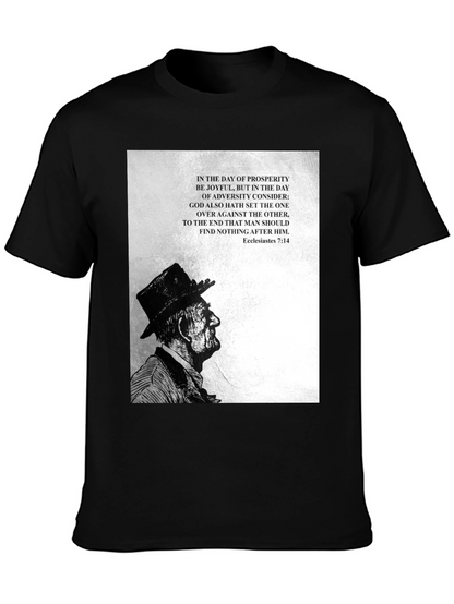 Ecclesiastes 7:14 Graphic Tee - Black
