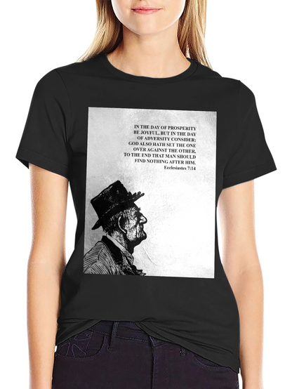 Ecclesiastes 7:14 Graphic Tee - Black