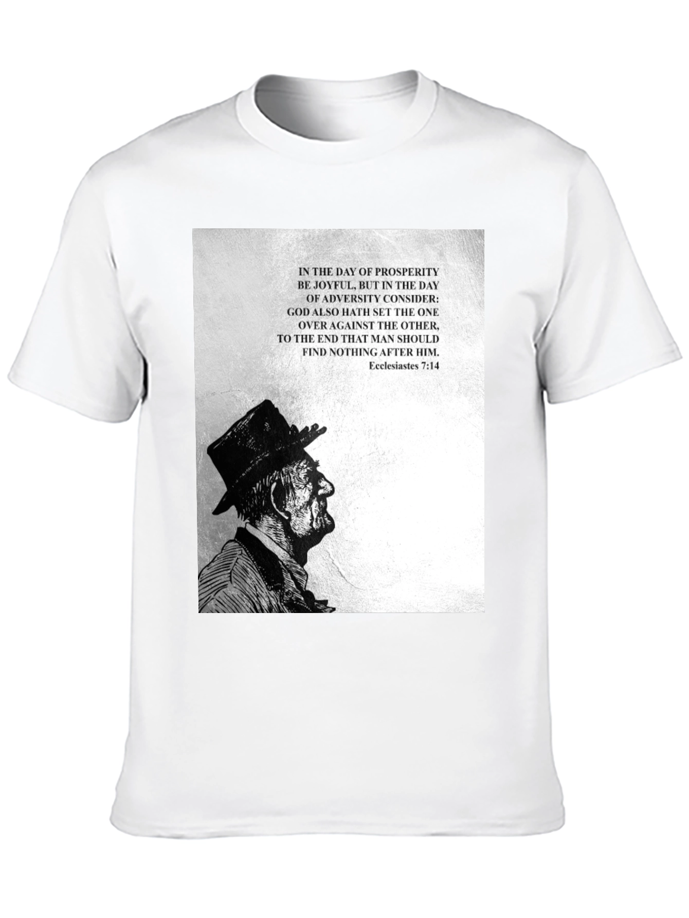 Ecclesiastes 7:14 Graphic Tee - Black