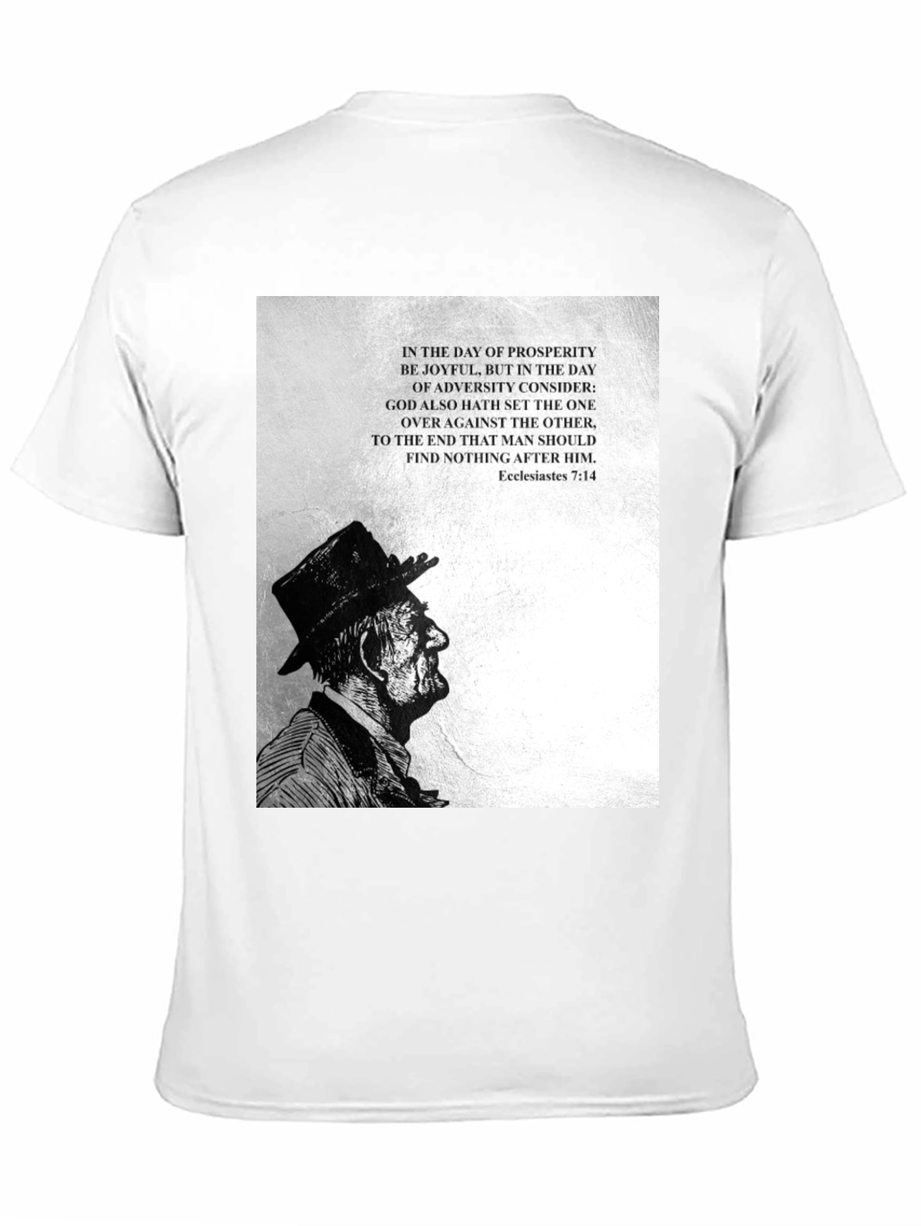 Ecclesiastes 7:14 Graphic Tee - Black