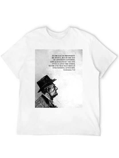 Ecclesiastes 7:14 Graphic Tee - Black