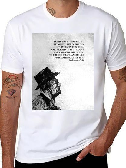 Ecclesiastes 7:14 Graphic Tee - Black