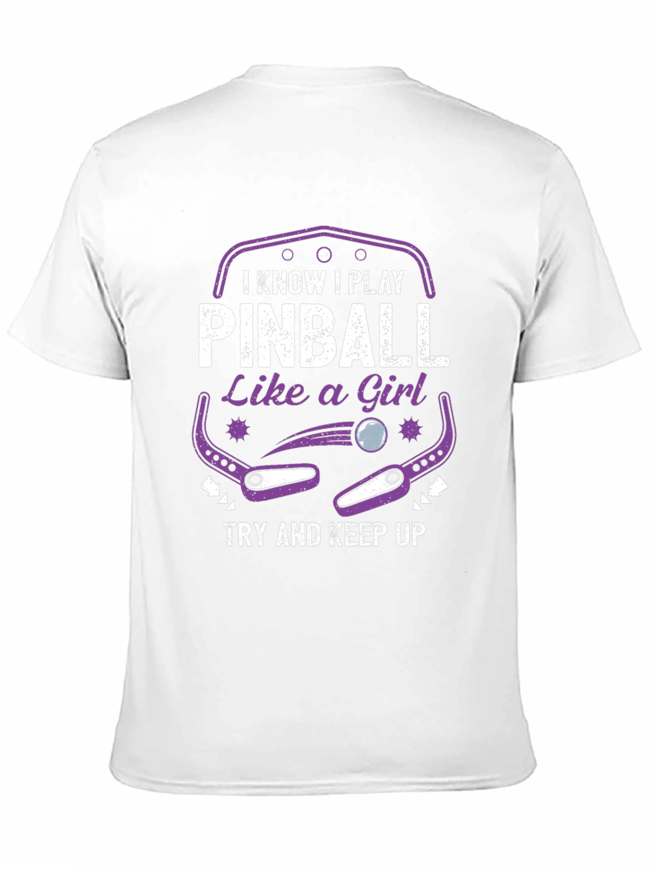 Pinball Like A Girl T-Shirt