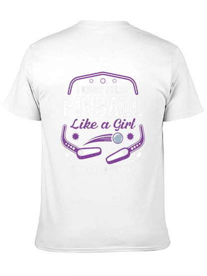 Pinball Like A Girl T-Shirt