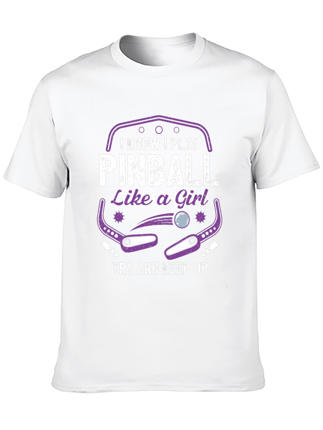 Pinball Like A Girl T-Shirt