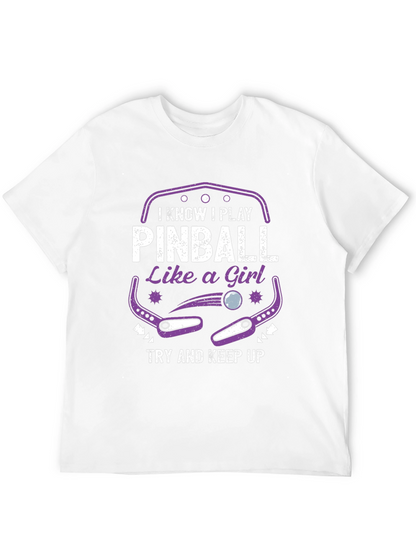 Pinball Like A Girl T-Shirt