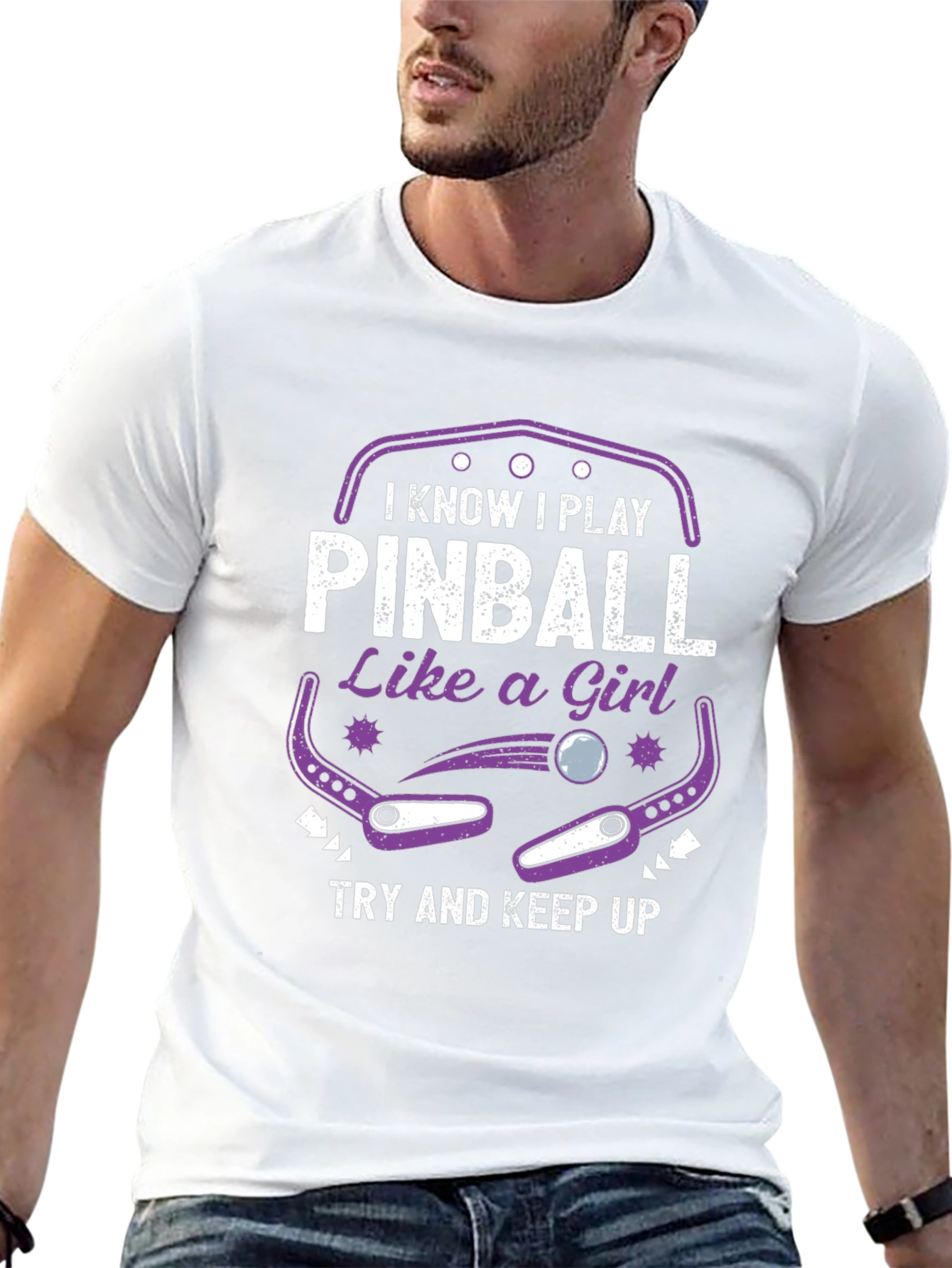 Pinball Like A Girl T-Shirt