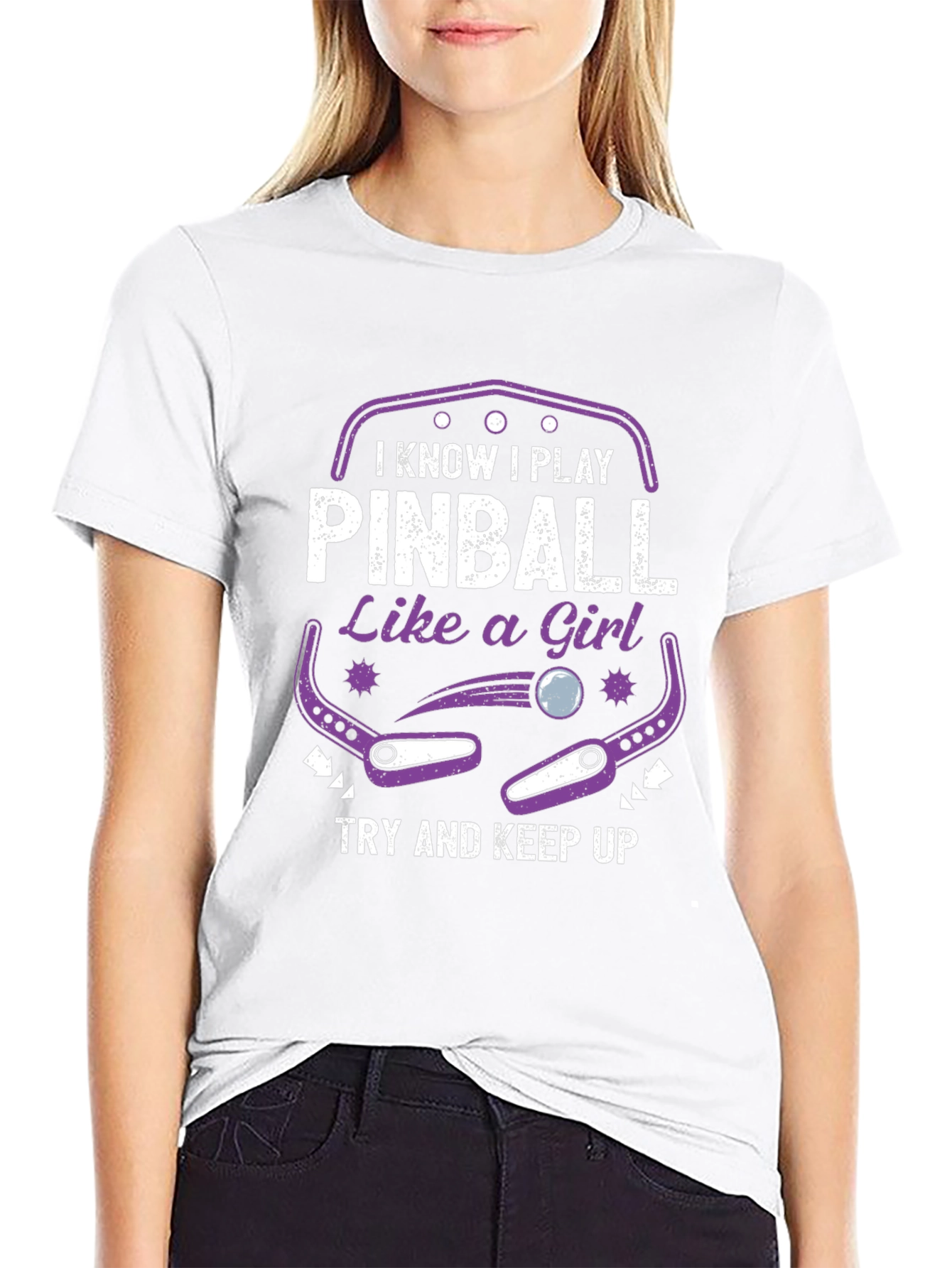 Pinball Like A Girl T-Shirt