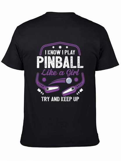Pinball Like A Girl T-Shirt