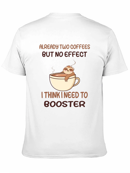 Sloth Coffee Booster Graphic Tee