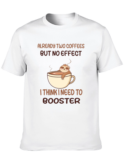 Sloth Coffee Booster Graphic Tee