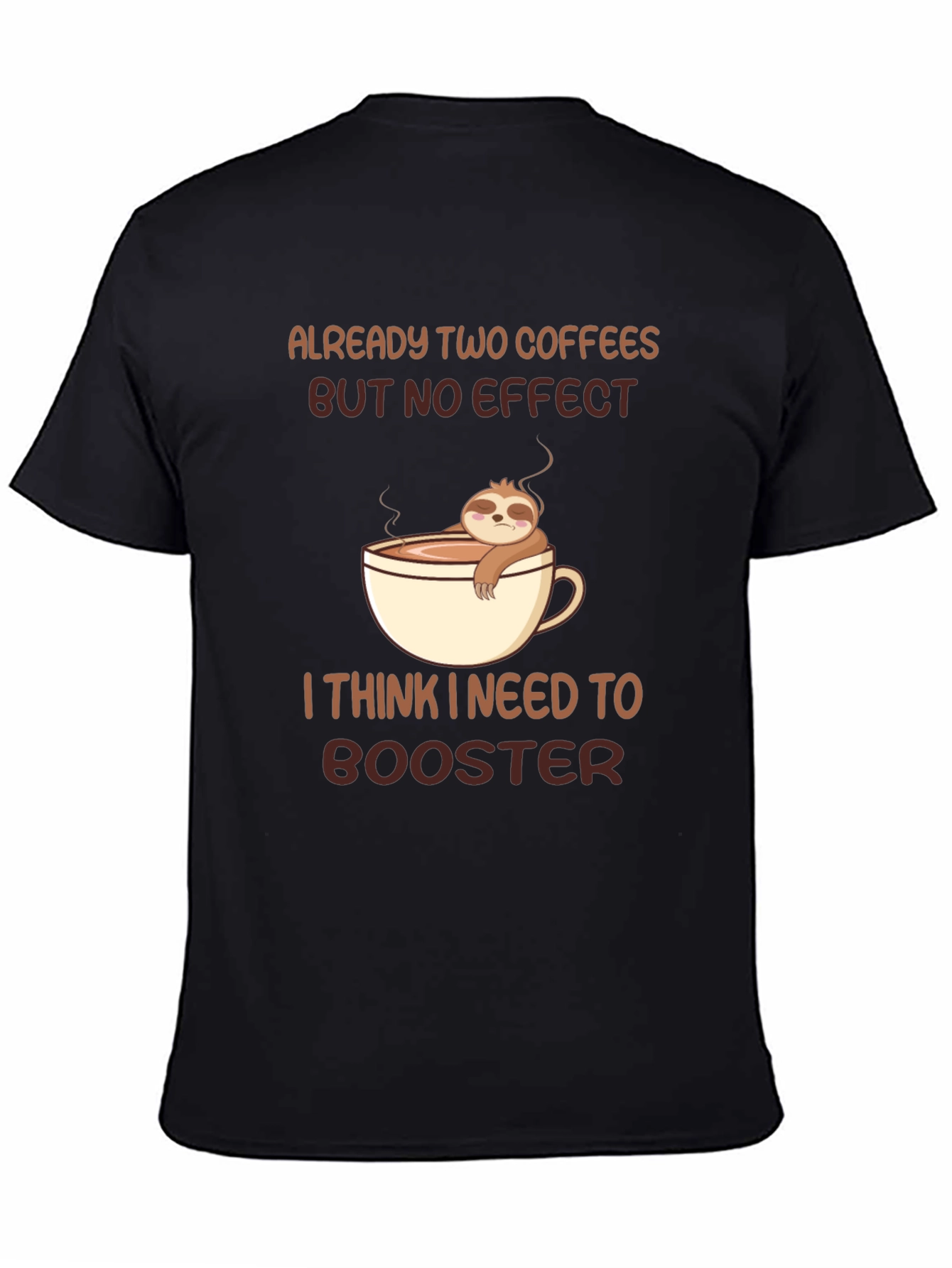 Sloth Coffee Booster Graphic Tee