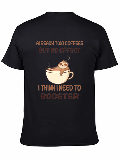 Sloth Coffee Booster Graphic Tee