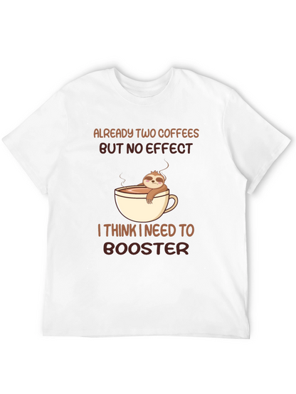 Sloth Coffee Booster Graphic Tee