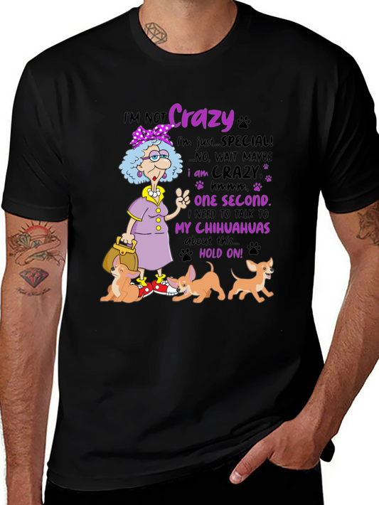 Crazy Chihuahua Lady T-Shirt
