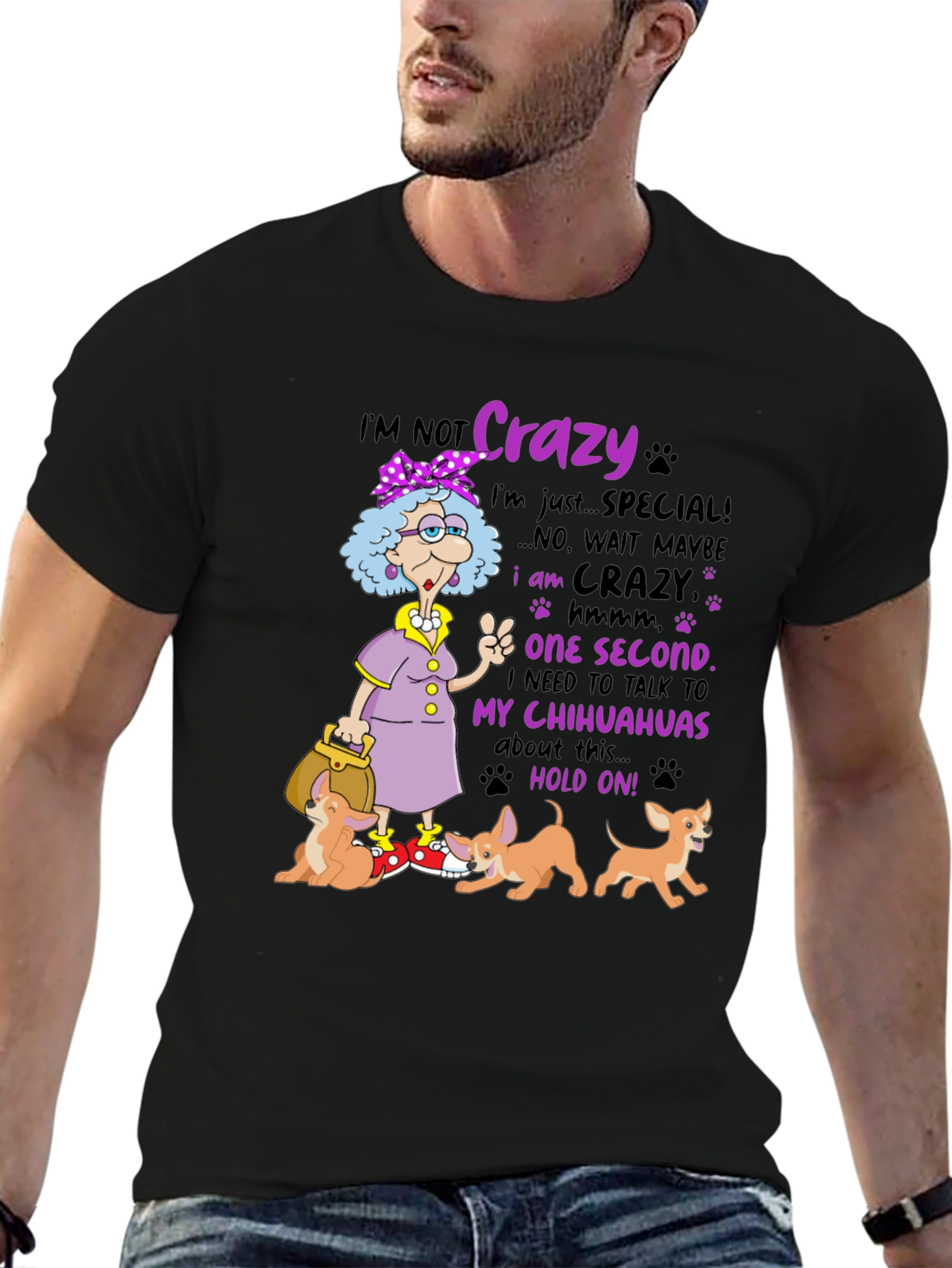 Crazy Chihuahua Lady T-Shirt