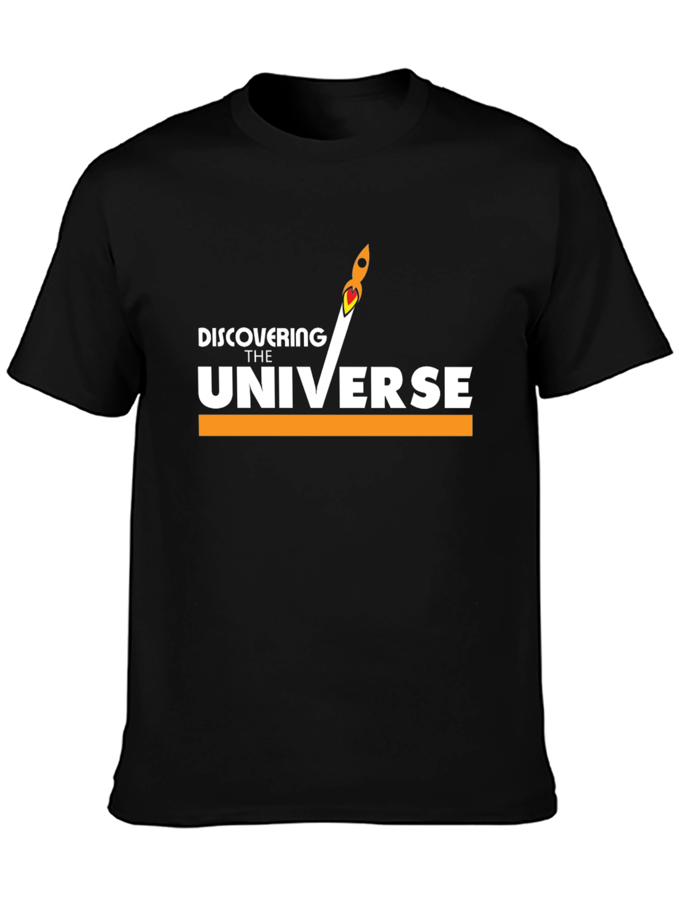 Discovering The Universe Black T-Shirt