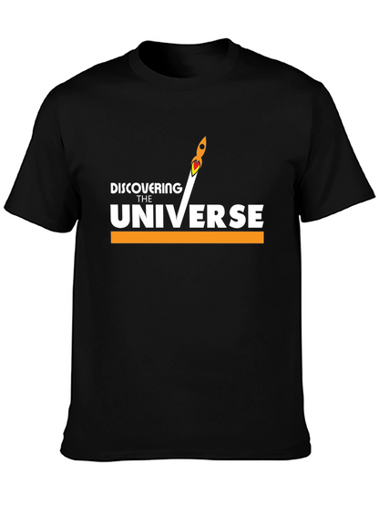Discovering The Universe Black T-Shirt