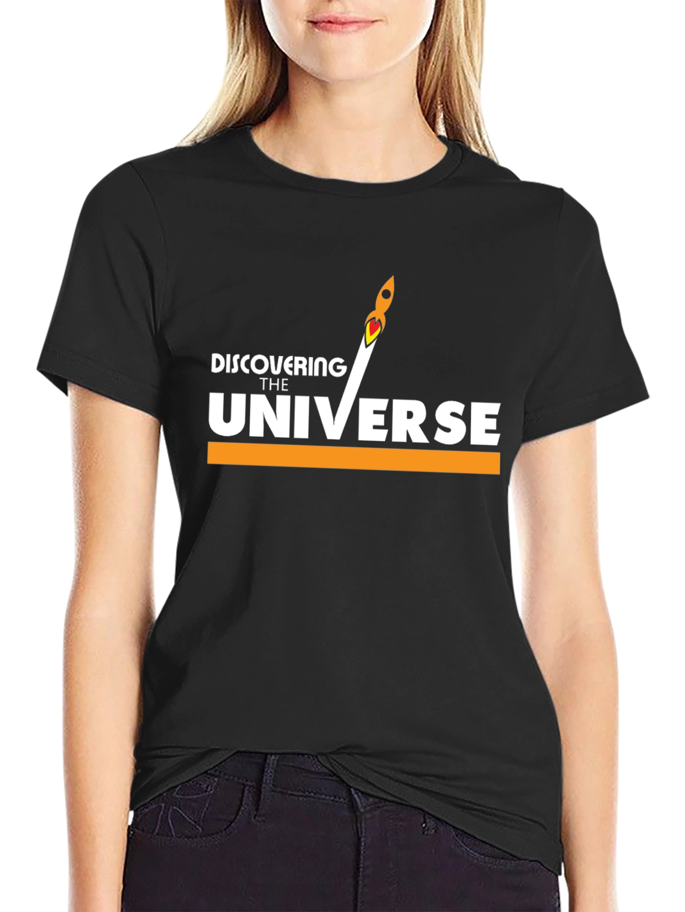 Discovering The Universe Black T-Shirt