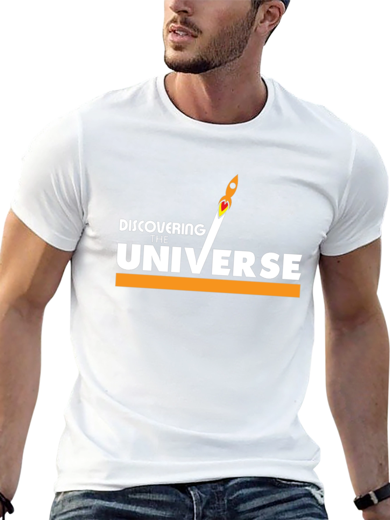 Discovering The Universe Black T-Shirt