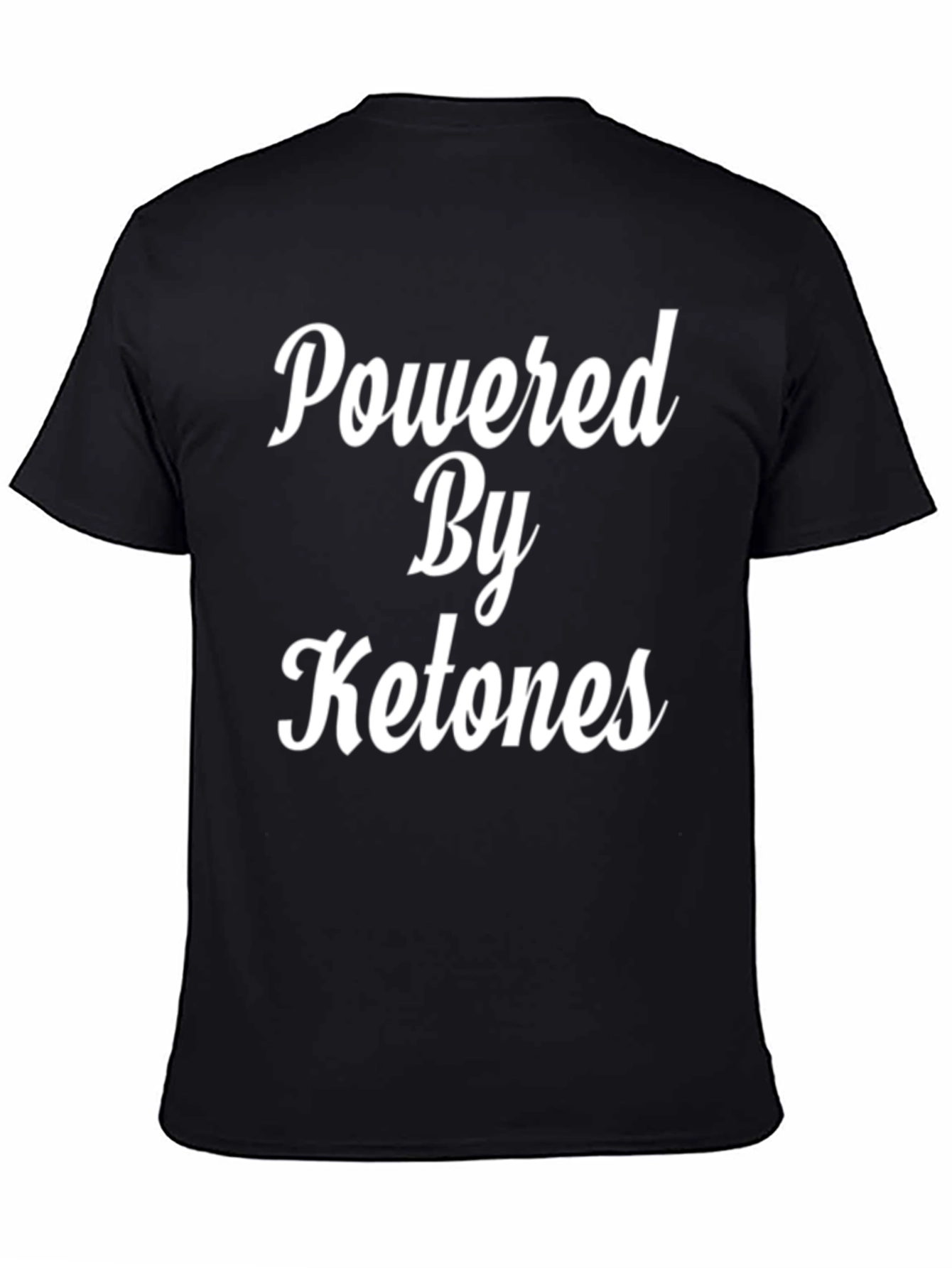 Powered By Ketones Black Graphic Tee