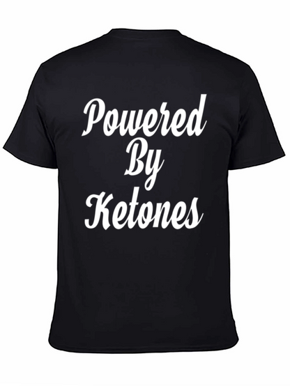 Powered By Ketones Black Graphic Tee