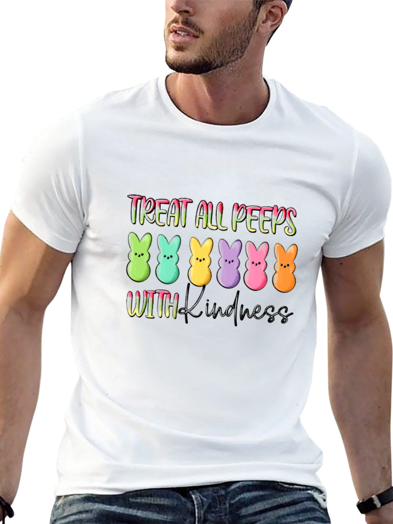 Treat All Peeps With Kindness Easter T-Shirt