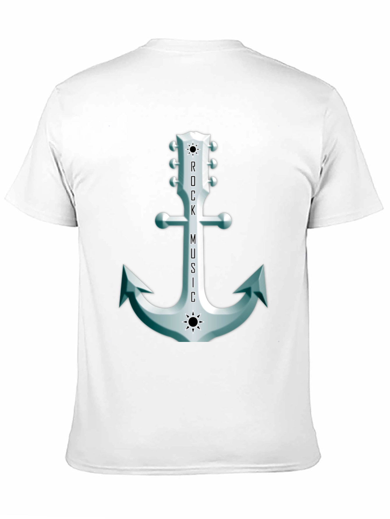 Rock Music Anchor Graphic Tee