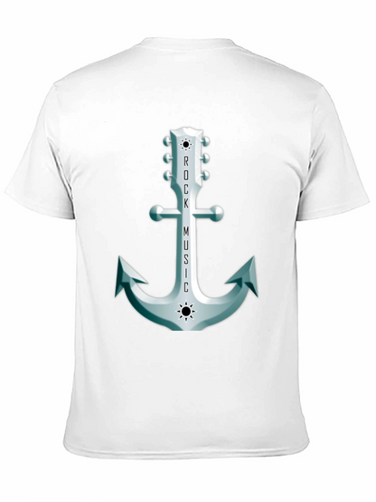 Rock Music Anchor Graphic Tee