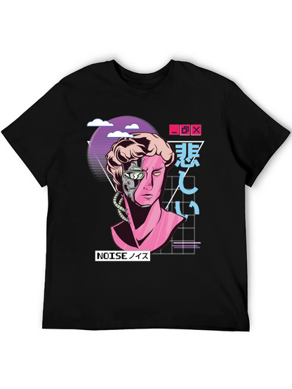Cyberpunk David T-Shirt - Vaporwave Aesthetic