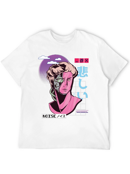 Cyberpunk David T-Shirt - Vaporwave Aesthetic