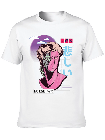 Cyberpunk David T-Shirt - Vaporwave Aesthetic