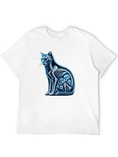 Cat Anatomy Black T-Shirt