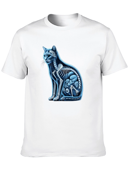 Cat Anatomy Black T-Shirt