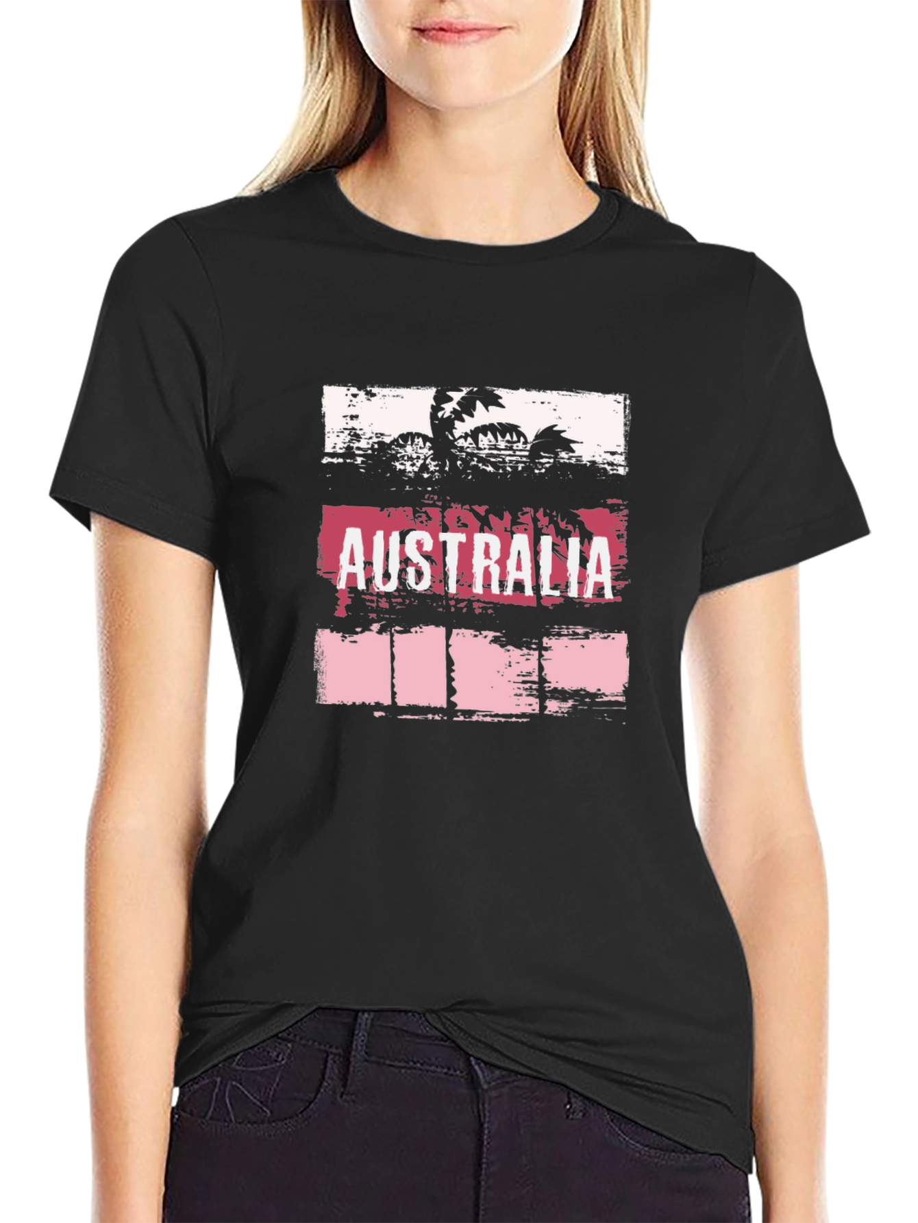 Australia Graphic T-Shirt | Mens Black Tee