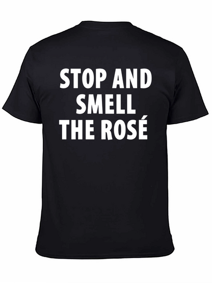 Stop and Smell the Rosé Graphic Tee