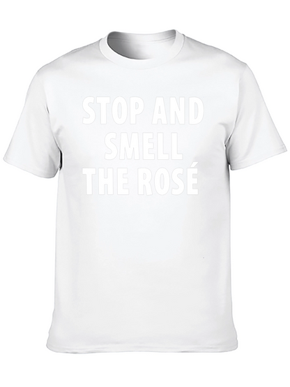 Stop and Smell the Rosé Graphic Tee