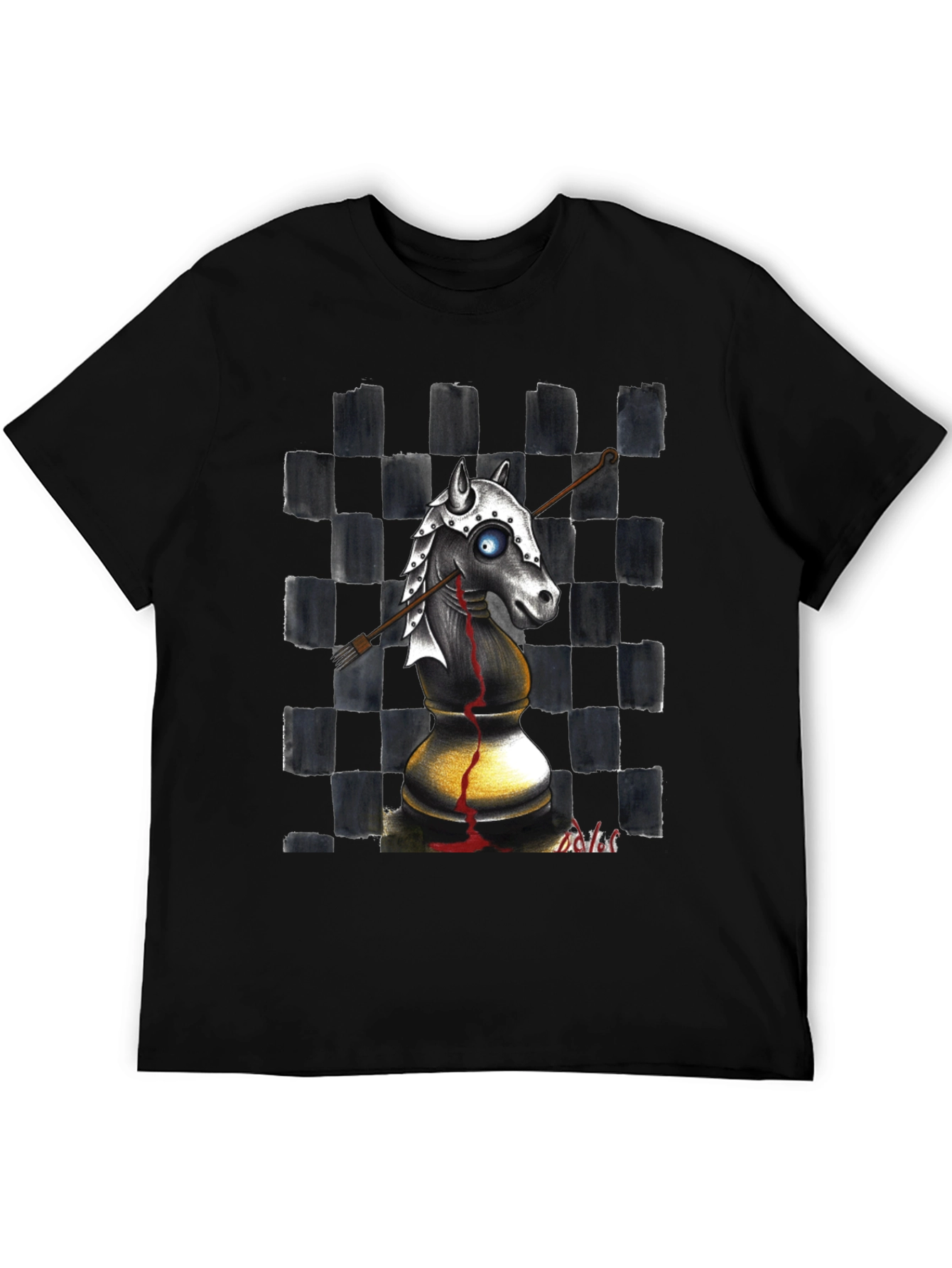 Chess Knight T-Shirt - Edgy Graphic Tee