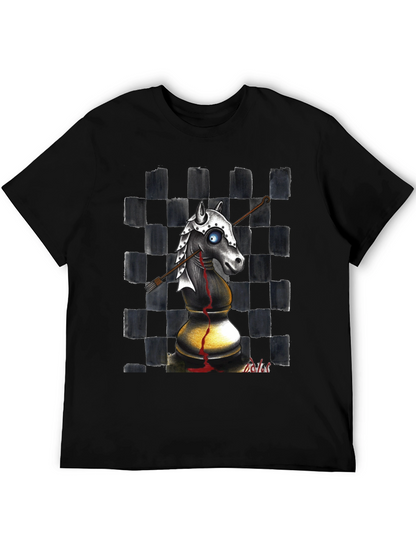 Chess Knight T-Shirt - Edgy Graphic Tee