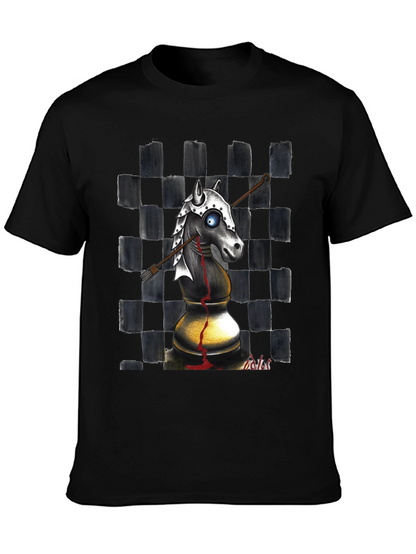 Chess Knight T-Shirt - Edgy Graphic Tee